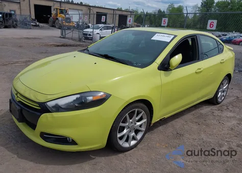 2013 Dodge Dart Rallye from USA, damaged, VIN 1C3CDFBA9DD208942